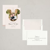 "Disney Mickey Ornament" - Holiday Cards in Pearl by Vanessa Doyle - Assembled