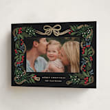 "sparkly holiday ribbon" - Holiday Cards in Orchard by Grae - Folded Card