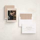 "Glam Greeting" - Holiday Cards in Eggnog by Ekko Studio - Assembled