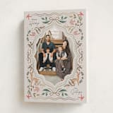 "Flourish Ornament" - Holiday Cards in Pastel by Elly - Folded Card