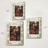 "Winter Trees" - Holiday Cards in Toffee by Petra Kern - Formats Available