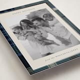 "Antiqued Plaid" - Holiday Cards in Sea by Makewells - Detail