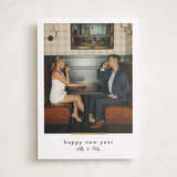 "Moderne" - Holiday Cards in Cinder by Melanie Kosuge - Front