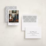 "Moderne" - Holiday Cards in Cinder by Melanie Kosuge - Assembled