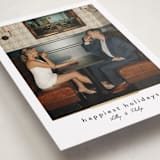 "Moderne" - Holiday Cards in Cinder by Melanie Kosuge - Detail