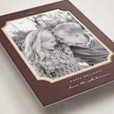 "Classic Corners" - Holiday Cards in Pinecone by Emily Betts - Detail