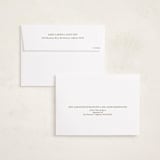 "Scripted Frame" - Holiday Cards in Cream by Megan Cash - FREE Recipient Addressing