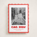 "Trattoria" - Holiday Cards in Tomato by Megan Davis - Front