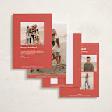 "Trattoria" - Holiday Cards in Tomato by Megan Davis - Back of Card Options