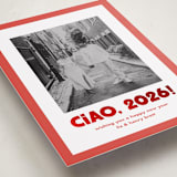 "Trattoria" - Holiday Cards in Tomato by Megan Davis - Detail