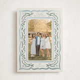 "Scalloped Edge Holiday" - Holiday Cards in Sapphire by Chris Griffith - Front