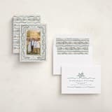 "Scalloped Edge Holiday" - Holiday Cards in Sapphire by Chris Griffith - Assembled