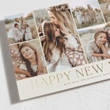 "Holiday Photo Grid" - Holiday Cards in Coal by Kimberly Morgan - Detail