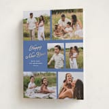 "Playful Pop" - Holiday Cards in Blue Jay by Cass Loh - Folded Card