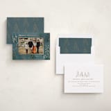 "Wintery" - Holiday Cards in Blue Spruce by Petra Kern - Assembled