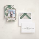 "Fancy Plaid" - Holiday Cards in Vanilla by Petra Kern - Assembled