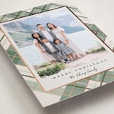 "Fancy Plaid" - Holiday Cards in Vanilla by Petra Kern - Detail