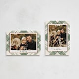 "Fancy Plaid" - Holiday Cards in Vanilla by Petra Kern - Photo Orientation Options