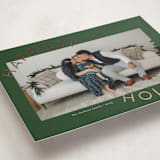 "Round and Round" - Holiday Cards in Evergreen by Jessica Williams - Detail