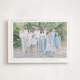 "Minimalist Magic" - Holiday Cards in Snow by Yaling Hou Suzuki - Front
