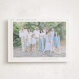 "Minimalist Magic" - Holiday Cards in Snow by Yaling Hou Suzuki - Front