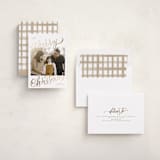 "Merry Christmas Foil" - Holiday Cards in Golden by Elsa Duncan - Assembled