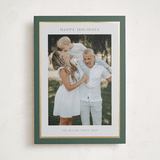 "Foil Frame" - Holiday Cards in Evergreen by Nicole Walsh - Front