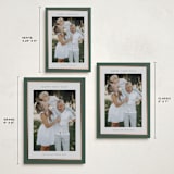"Foil Frame" - Holiday Cards in Evergreen by Nicole Walsh - Formats Available
