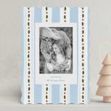 "Holly Frames" - Holiday Cards in Robin's Egg by Baumbirdy - Front