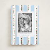"Holly Frames" - Holiday Cards in Robin's Egg by Baumbirdy - Front