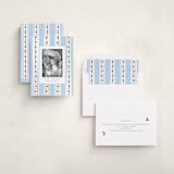 "Holly Frames" - Holiday Cards in Robin's Egg by Baumbirdy - Assembled