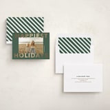 "Shiny Holiday" - Holiday Cards in Juniper by Angela Thompson - Assembled