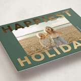 "Shiny Holiday" - Holiday Cards in Juniper by Angela Thompson - Detail