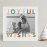 "Joyful  Bright" - Holiday Cards in Candy Cane by Angela Thompson - Front