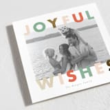 "Joyful  Bright" - Holiday Cards in Candy Cane by Angela Thompson - Detail