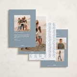 "Christmas Garland" - Holiday Cards in Winter Frost by Hooray Creative - Back of Card Options