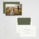 "Festive Holiday Border" - Holiday Cards in Lily by Wildfield Paper Co - Assembled