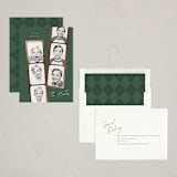 "Snapshots" - Holiday Cards in Forest by Leah Bisch - Assembled