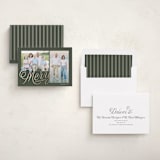 "Scripted Merry" - Holiday Cards in Pine by Brianne Larsen - Assembled