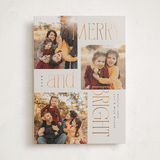 "Modern collage" - Holiday Cards in Chai by Owl and Toad - Front