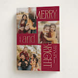 "Modern collage" - Holiday Cards in Pomegranate by Owl and Toad - Folded Card