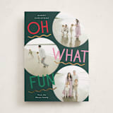 "Fun Redux" - Holiday Cards in Elfshoes by Everett Paper Goods - Front