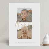 "Merry Duo" - Holiday Cards in Snow by Chryssi Tsoupanarias - Front