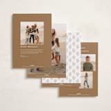 "foil branches" - Holiday Cards in Snow by Julie Murray - Back of Card Options