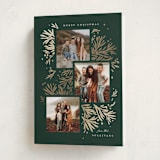 "foil branches" - Holiday Cards in Evergreen by Julie Murray - Folded Card