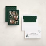 "foil branches" - Holiday Cards in Evergreen by Julie Murray - Assembled