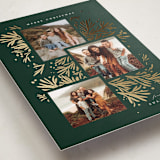 "foil branches" - Holiday Cards in Evergreen by Julie Murray - Detail