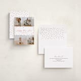 "Festive Dots" - Holiday Cards in Poinsettia by Wendy Chung - Assembled