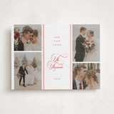 "Grace" - Holiday Cards in Poinsettia by Corinne Malesic - Front