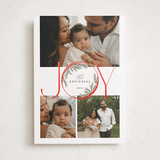 "Inner Pine Wreath" - Holiday Cards in Moss by Paula Pecevich - Front